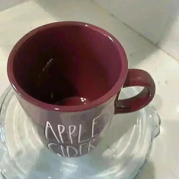 Rae Dunn "Apple Cider" Coffee / Tea Mug Red Artisan Collection by Magenta 20 oz - Picture 10 of 13